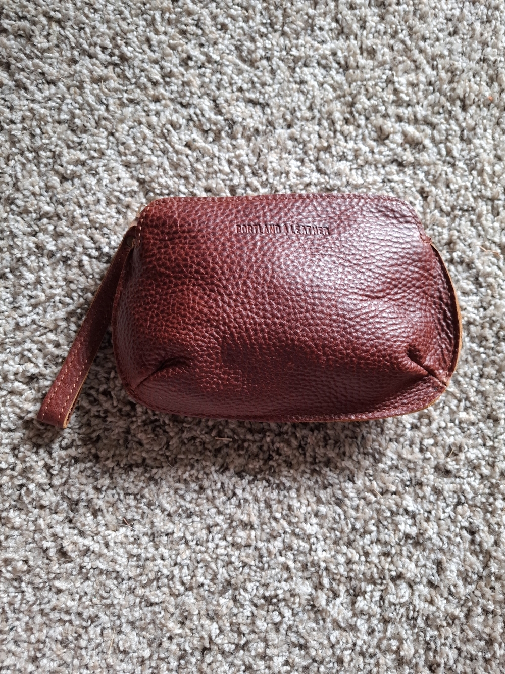 Numeg Pinch Pouch Wristlet Portland Leather NWOT